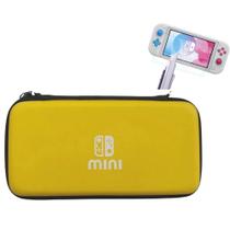 Capa Case Bolsa Mini Bag Rígida Compatível com Console Nintendo Switch Lite Jogo Acessorios + Película Lite Vidro