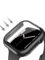 Capa Case Bumper c/ Vidro 3d Temperado Para Apple Watch Série 7 / 8 - 45mm Capa Case Bumper c/ Vidro 3d Temperado Para Apple Watch Série 7 / 8 - 45mm