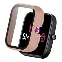 Capa Case Bumper com Película de Vidro compatível com Bip 3 A2172 - Rosa