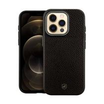 Capa case capinha compatível com iPhone 12 Pro Max Magsafe TechCouro Preta Gshield