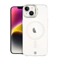 Capa Case Capinha compatível com iPhone 14 MagSafe Crystal Armor Stand NÃO AMARELA Gshield Capa Case Capinha compatível com iPhone 14 MagSafe Crystal Armor Stand NÃO AMARELA Gshield