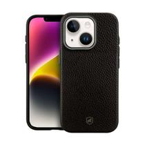 Capa case capinha compatível com iPhone 14 Magsafe TechCouro Preta Gshield Capa case capinha compatível com iPhone 14 Magsafe TechCouro Preta Gshield