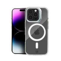 Capa Case Capinha compatível com iPhone 14 Pro Max MagSafe Crystal Armor Stand NÃO AMARELA Gshield