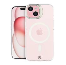 Capa Case Capinha compatível com iPhone 15 MagSafe Crystal Armor Stand NÃO AMARELA Gshield
