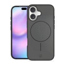 Capa case capinha compatível com iPhone 17 Magsafe Wave Fumê Preta Gshield Capa case capinha compatível com iPhone 17 Magsafe Wave Fumê Preta Gshield