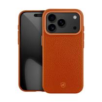Capa case capinha compatível com iPhone 17 Pro Max Magsafe TechCouro Marrom Gshield