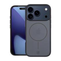 Capa case capinha compatível com iPhone 17 Pro Max Magsafe Wave Fumê Preta Gshield Capa case capinha compatível com iPhone 17 Pro Max Magsafe Wave Fumê Preta Gshield