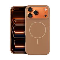 Capa case capinha compatível com iPhone 17 Pro Max Silicon Liquid Magsafe Desert Gshield