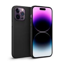 Capa case capinha iPhone 15 Plus - Couro Dual Preta -Gshield Capa case capinha iPhone 15 Plus - Couro Dual Preta -Gshield