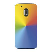 Capa Case Capinha Motorola Moto G4 Play Arco Iris Degradê