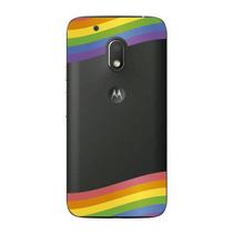 Capa Case Capinha Motorola Moto G4 Play Arco Iris Faixas