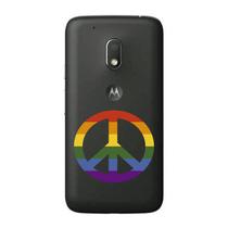 Capa Case Capinha Motorola Moto G4 Play Arco Iris Paz