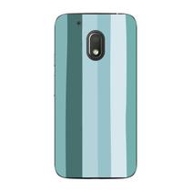 Capa Case Capinha Motorola Moto G4 Play Arco Iris Verde Água