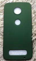 Capa Case Capinha Motorola Moto Z2 Play Silicone Aveludada com proteção de câmera