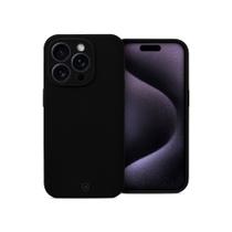 Capa case capinha para iPhone 15 Pro - Silicon Premium Preta - Gshield Capa case capinha para iPhone 15 Pro - Silicon Premium Preta - Gshield
