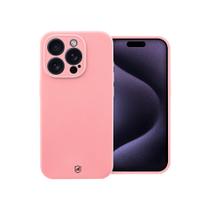 Capa case capinha para iPhone 15 Pro - Silicon Premium Rosa - Gshield Capa case capinha para iPhone 15 Pro - Silicon Premium Rosa - Gshield