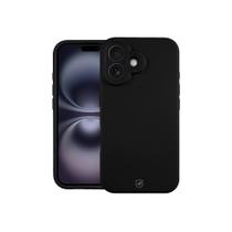 Capa case capinha para iPhone 16 - Silicon Premium Preta - Gshield