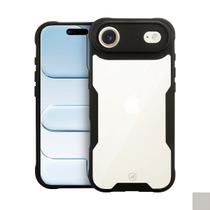 Capa case capinha para iPhone Air - Dual Shock Sense Preta - Gshield Capa case capinha para iPhone Air - Dual Shock Sense Preta - Gshield