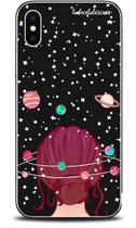 Capa Case Capinha Personalizada Planetas Poeira Estrelar Samsung A7 2018 - Cód. 1151-B011 Capa Case Capinha Personalizada Planetas Poeira Estrelar Samsung A7 2018 - Cód. 1151-B011