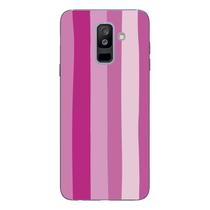 Capa Case Capinha Samsung Galaxy A6 Plus Arco Iris Rosa