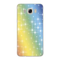 Capa Case Capinha Samsung Galaxy J7 2016 Arco Iris Brilhos - SHOWCASE