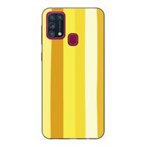 Capa Case Capinha Samsung Galaxy M31 Arco Iris Amarelo - SHOWCASE