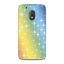 Capa Case Capinha Samsung Galaxy Moto G4 Play Arco Iris Brilhos