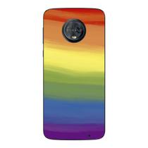 Capa Case Capinha Samsung Galaxy Moto G6 Plus Arco Iris Aquarela