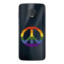 Capa Case Capinha Samsung Galaxy Moto G6 Plus Arco Iris Paz