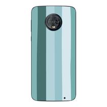 Capa Case Capinha Samsung Galaxy Moto G6 Plus Arco Iris Verde Água