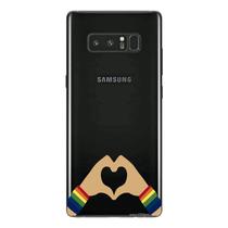 Capa Case Capinha Samsung Galaxy NOTE 8 Arco Iris Amor