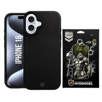 Capa case capinha Silicon e Película Hydrogel HD para iPhone 16 - Gshield