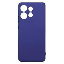 Capa Case Capinha Silicone Aveludada Lilas Para Motorola Edge 50 Pro XT2403 6.7