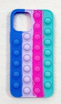 Capa Case Capinha Silicone Bolha Iphone 12 6.1 Anti Stress Pop It