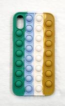 Capa Case Capinha Silicone Bolha Iphone XR 6.1 Anti Stress Pop It