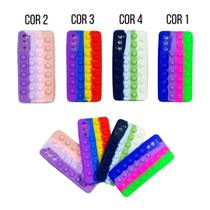 Capa Case Capinha Silicone Bolha Samsung Galaxy S20 FE 6.5 Anti Stress Pop It