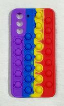 Capa Case Capinha Silicone Bolha Samsung Galaxy S21 FE 6.4 Anti Stress Pop It
