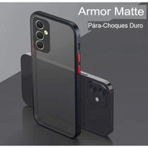 Capa Case Capinha Translucida Fosca Preto + Película Cerâmica Para Samsung A16 Capa Case Capinha Translucida Fosca Preto + Película Cerâmica Para Samsung A16