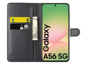 Capa Case Carteira Flip Cover Fecho Imã P/ Galaxy A56 5G 6.7