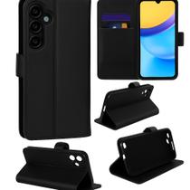 Capa Case Carteira Flip Preta para Samsung Galaxy A17 5G