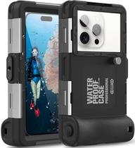 Capa Case Celular a Prova DÁgua SHELLBOX Mergulho Controle Remoto Bluetooth 2 Geração Smartphone Universal