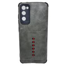 Capa Case Celular Porta Cartão material sintético Para Galaxy S20 FE Antichoque Capinha Aveludada - ZAK