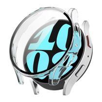 Capa case com película compatível com Galaxy Watch 6 44mm ou 40mm