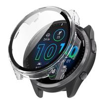 Capa case com película compatível com Garmin Forerunner 965