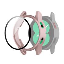 Capa Case com Película de Vidro 3D Compativel Samsung Galaxy Watch 4 40mm SM-R860 e SM-R865