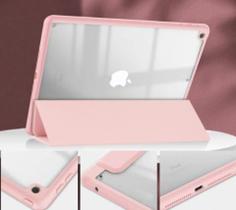 Capa Case com Suporte Caneta Compatível com iPad Air 1 2 9.7 2017 2018 Rosa Capa Case com Suporte Caneta Compatível com iPad Air 1 2 9.7 2017 2018 Rosa