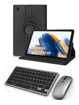 Capa Case Com Teclado E Mouse Bluetooth P Tablet Sm A8 X200