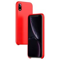 Capa/case compatível com iPhone XS Max Baseus Vermelho Toque Seda LSR 6.5p