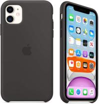 Capa Case Compatível para iPhone 11 (6.1 Pol.) Silicone (Aveludado) (Microfibra) Box Lacrada (Black)