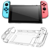 Capa Case Cristal Ergonômico policarbonato Transparente Proteção Total Compatível com Nintendo Switch Capa Case Cristal Ergonômico policarbonato Transparente Proteção Total Compatível com Nintendo Switch